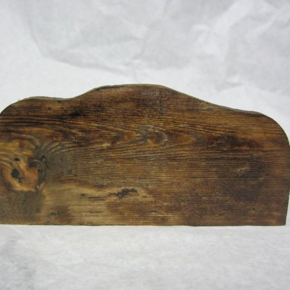 VTG 70'S SMALL WOOD & PLASTIC NATIVITY SCENE, SOLID WOOD CRECHE - Picture 6 of 7